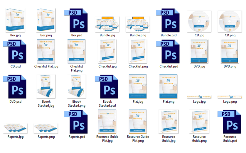 Ecommerce Mastery Source Graphic Files