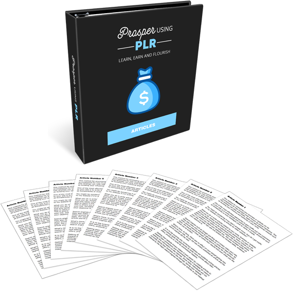 Prosper Using PLR High-Quality PLR Articles