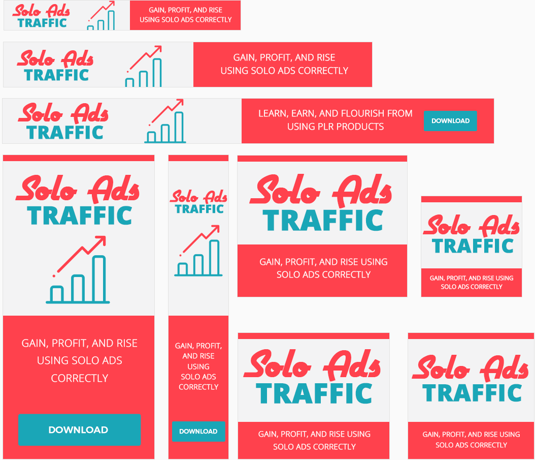 Solo Ads Traffic Awesome High-Quality Advertising Banners