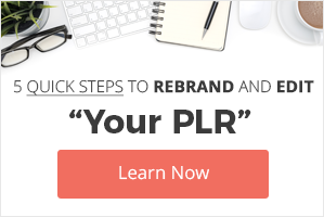 Rebrand and Edit PLR